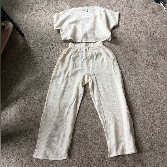 Hackwith Design House Tops - NWT Hackwith cotton gauze crop set